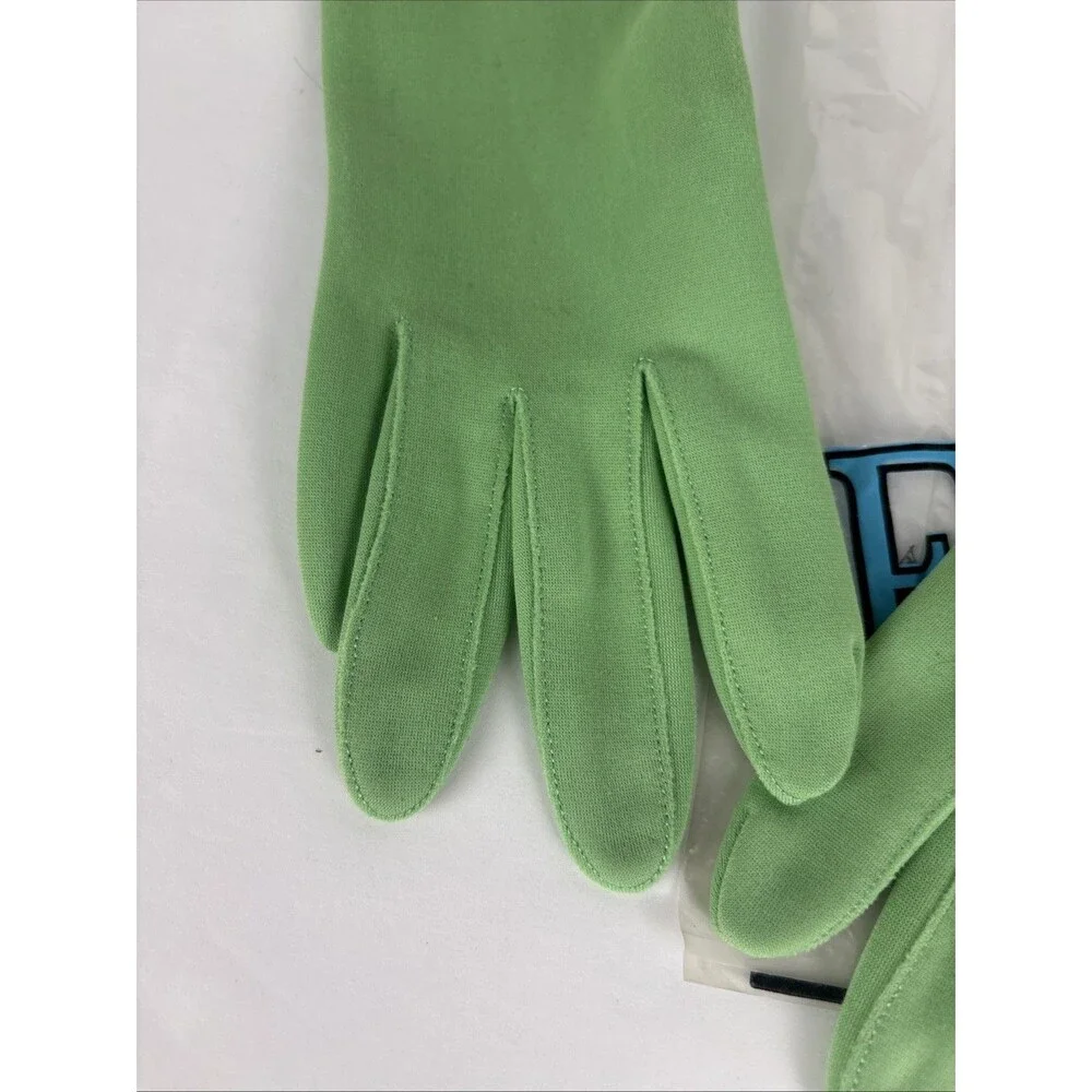 VTG Fownes Embraceable Gloves Lt Green Wrist Length Extra Size 8 - 8.5